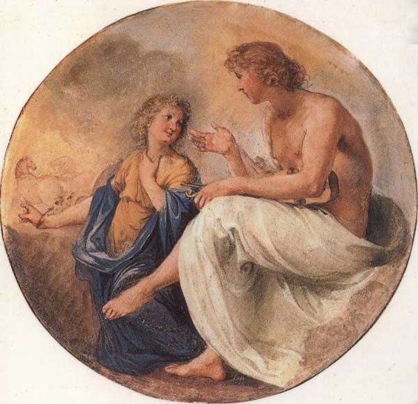 Giovanni da san giovanni Phaeton and Apollo Germany oil painting art
